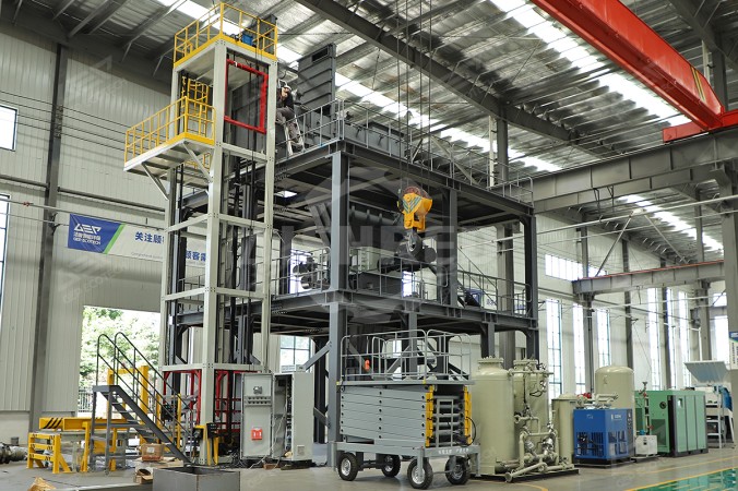 Festékes vödör zárt aprító rendszer Mexikóban