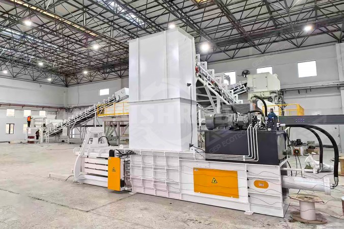 Hulladéktömörítő – építési hulladék éghető frakciójából alternatív tüzelőanyag projekt Sanghajban